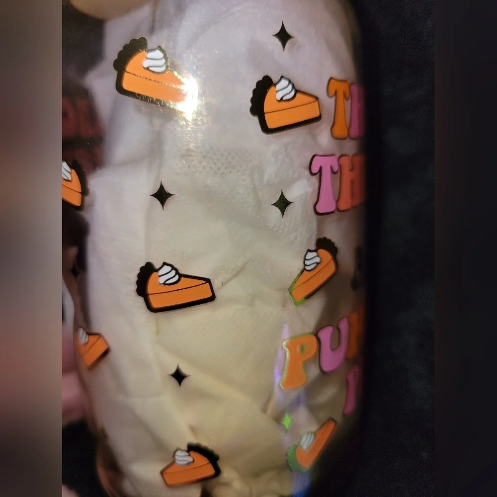 Thick Thighs And Pumpkin Pie Glass Tumbler